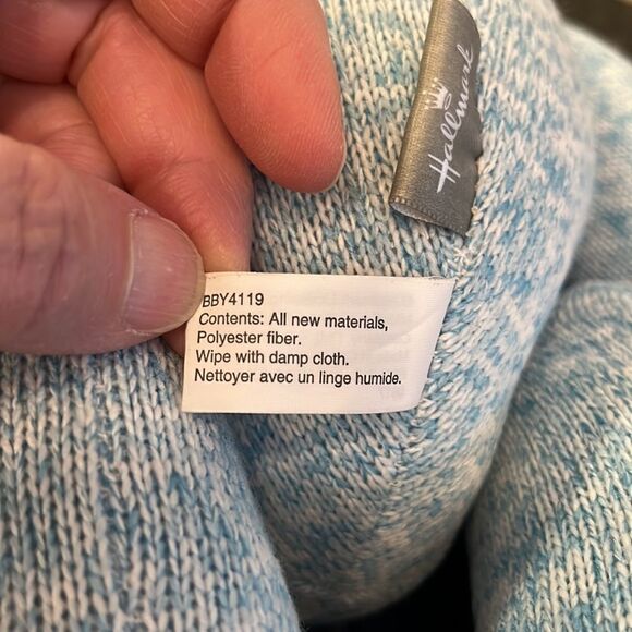 Hallmark Blue Plush Teddy Bear For Happy Hearts - Picture 10 of 10